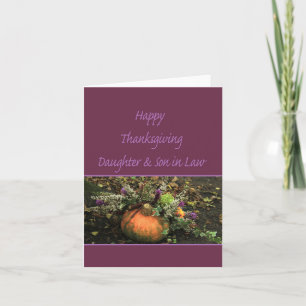 Dotter & Make Thanksgiving Card Helgkort