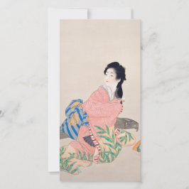 Dotter Miyuki (Elegant Japanska Dam, asiatiska kon Kort