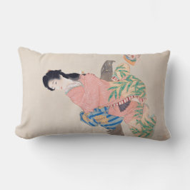 Dotter Miyuki (vackra japanska Dam) (asiatiska) Lumbarkudde