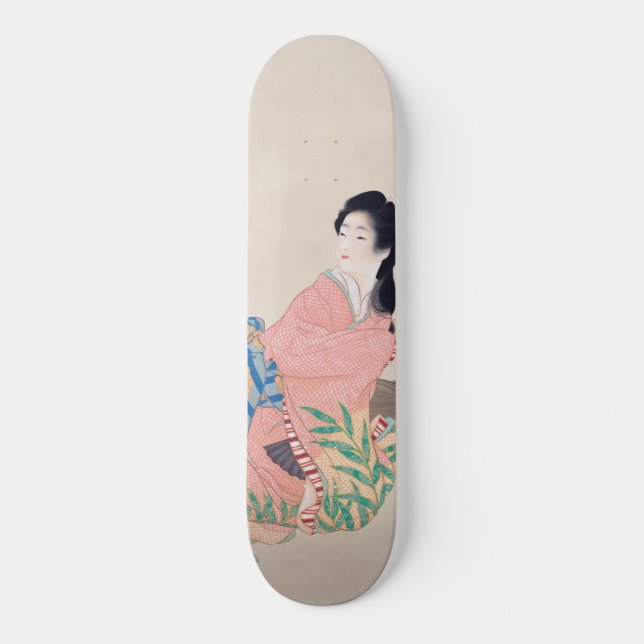 Dotter Miyuki (vackra japanska Dam) (asiatiska) Mini Skateboard Bräda 18,5 Cm (Framsida)