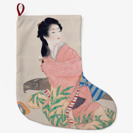 Dotter Miyuki (vackra japanska Dam) (asiatiska) Stor Julstrumpa