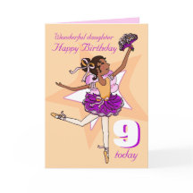 Dotter mörk hårbalerina födelsedagspenat lila