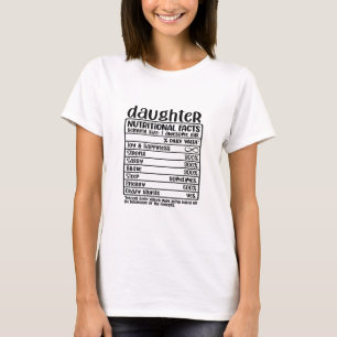 Dotter Näringsmässiga fakta T Shirt