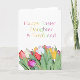 Dotter och Boykompis Glad påsk Tulip-kort Helgkort
