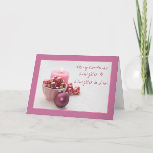 Dotter och dotter i Juridiska lesbisken christmas Helgkort (Framsida)