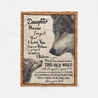 Dotter och Far Blanket Fleecefilt