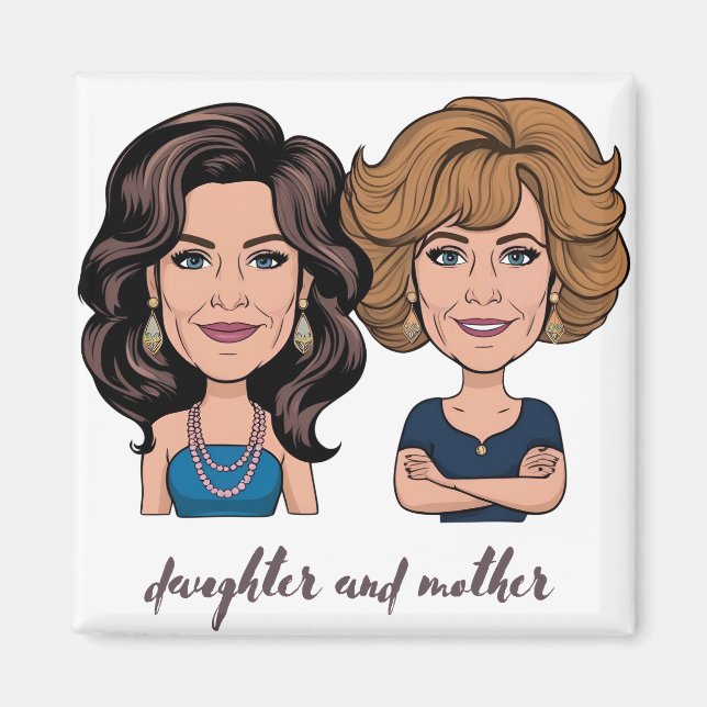 Dotter och Mor Magnet (Framsidan)