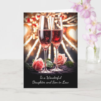 Dotter och son i Law Make-årsdagen Kort