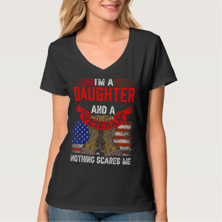Dotter och veteran Inget Skrämmer mig veteraner Re T Shirt