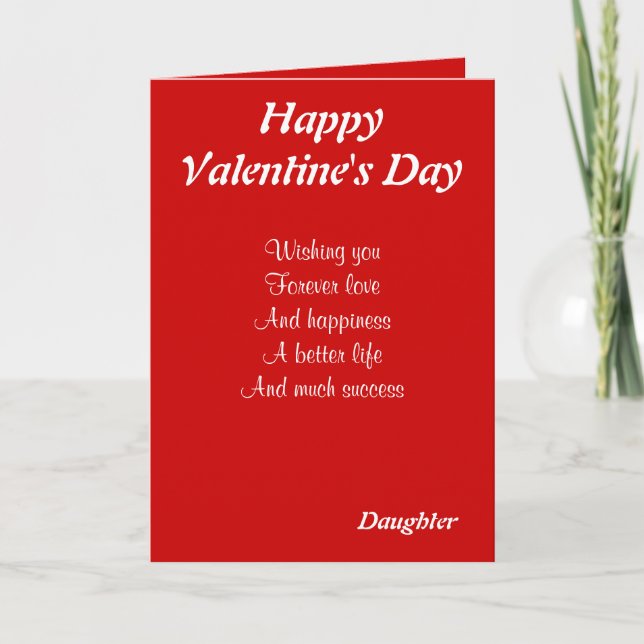 Dotter på valentins dag helgkort (Framsida)