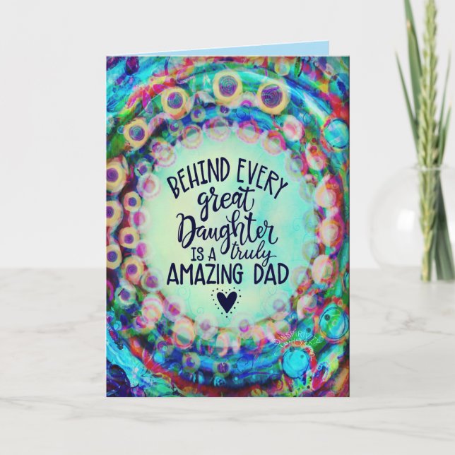 Dotter Pappa! Inspiritism Kort (Framsida)