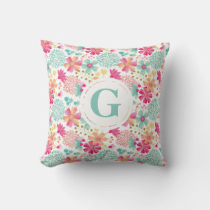 Dotter Room Personlig Brev Blommigt Pillow Kudde