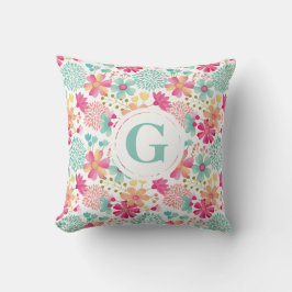 Dotter Room Personlig Brev Blommigt Pillow Kudde