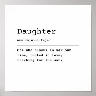 Dotter - rotad i Kärlek Poster