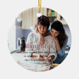 Dotter | Sentimental Photo Keepsakjulen Julgransprydnad Keramik