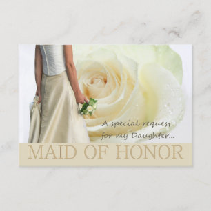 Dotter, snälla är min Maid of honor? Inbjudningar