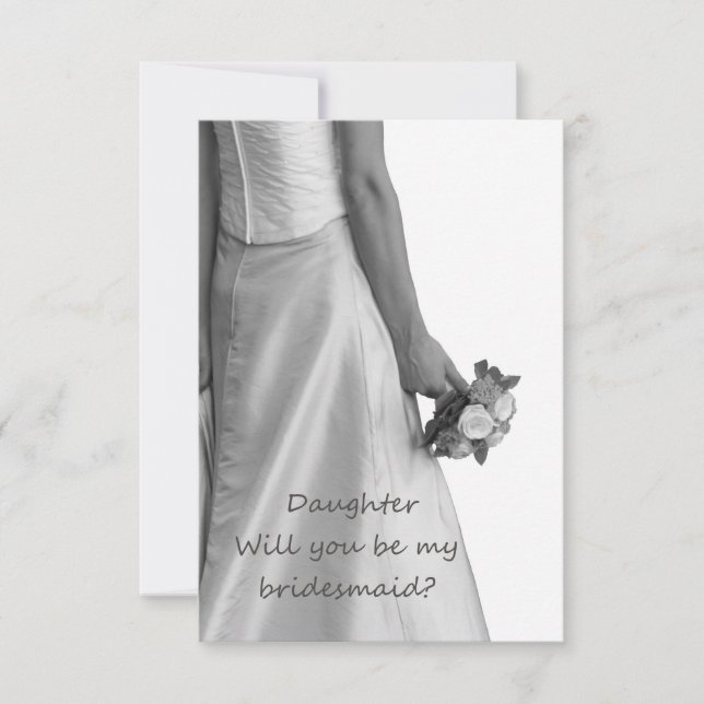Dotter Snälla, Bridesmaid Inbjudningar (Framsida)