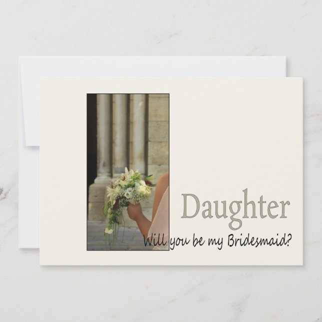 Dotter Snälla, Bridesmaid Inbjudningar (Framsida)