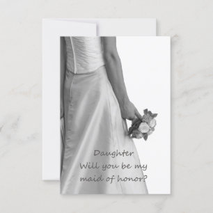 Dotter, snälla, var min Maid of honor? Inbjudningar