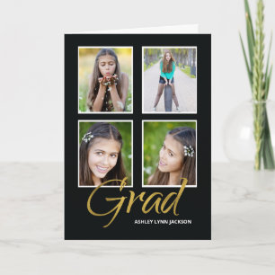 Dotter Studenten 4 Photo Anpassade Kort