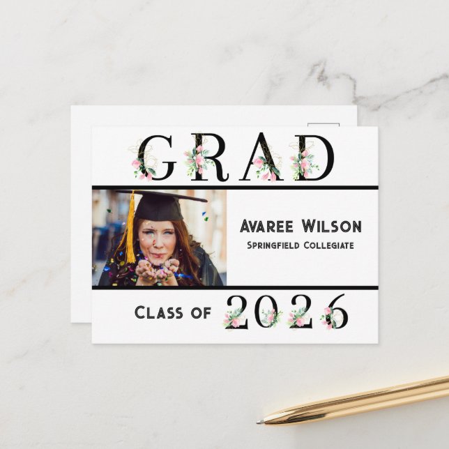 Dotter Studentexamen Vykort (Fram/Back In Situ)