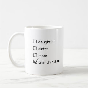 Dotter syster mamma farmor kaffemugg