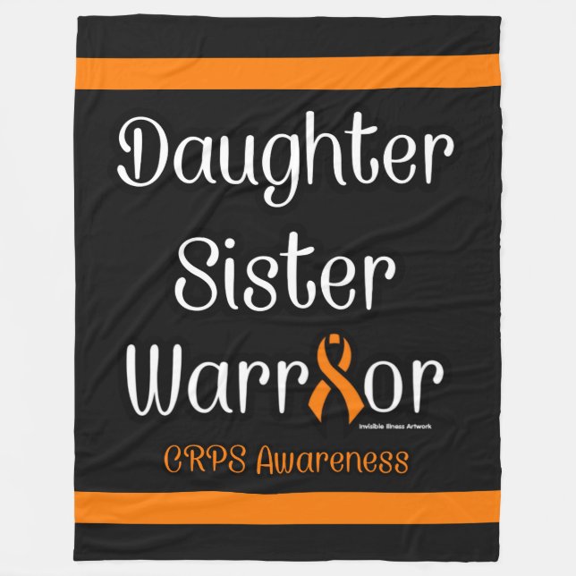 Dotter Systern Krigare...CRPS Fleecefilt (Framsidan)