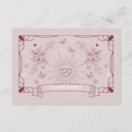 Dotter Tarot Baby Shower Diaper Raffle Tilläggskort