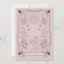 Dotter Tarot Baby Shower-inbjudan Inbjudningar