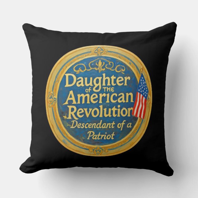 Dotter till Amerikanska Revolutionen Ättling Patri Kudde (Framsida)