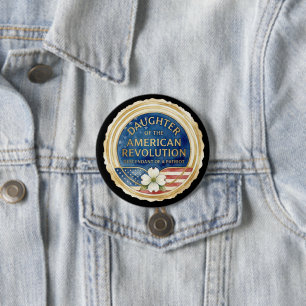 Dotter till Amerikanska Revolutionen Patriot USA Knapp