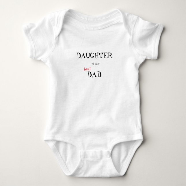 Dotter till bästa pappa t shirt (Framsida)