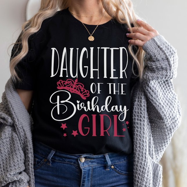 Dotter till Birthday Girl Customized Family T Shirt (Skapare uppladdad)