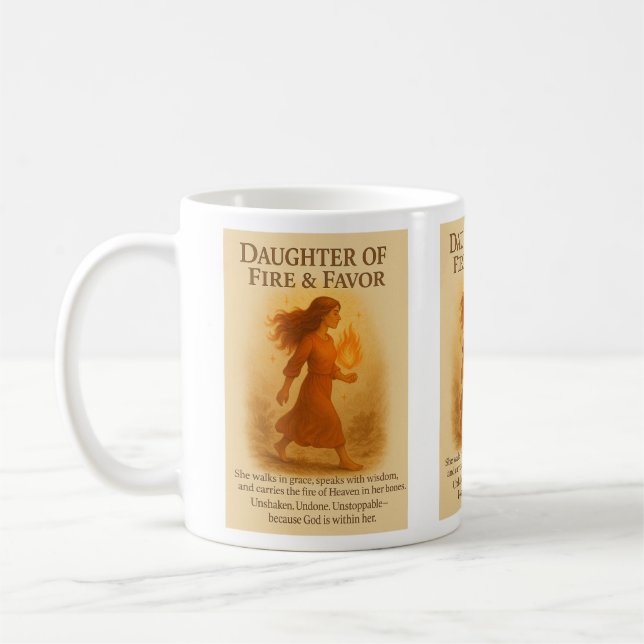 Dotter till brand och favorit kaffemugg (Vänster)