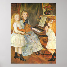 Dotter till Catulle Mendes av Pierre Renoir Poster