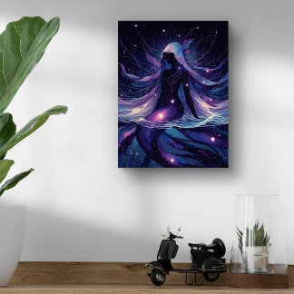 Dotter till Cosmos Canvastryck