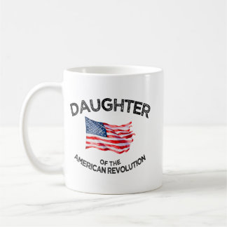 Dotter till den amerikanska revolutionen DAR- arv Kaffemugg