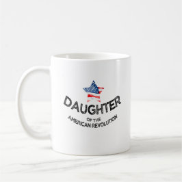Dotter till den amerikanska revolutionen DAR-stjär Kaffemugg