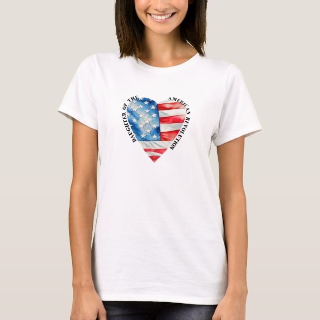 Dotter till den amerikanska Revolutionens vattenfä T Shirt (Framsida)