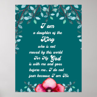 Dotter till den kristna inspirationen i Kung Poster