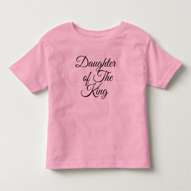 Dotter till den kristna inspirationen i Kung T Shirt (Framsida)