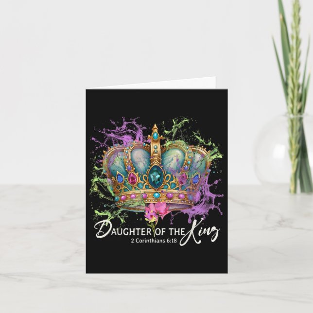 Dotter till den Kung-kristna Krona-prinsessan Chri Kort (Framsida)