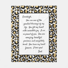 Dotter till dig fleecefilt