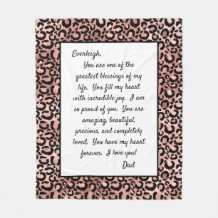 Dotter till dig fleecefilt