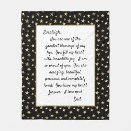 Dotter till dig fleecefilt