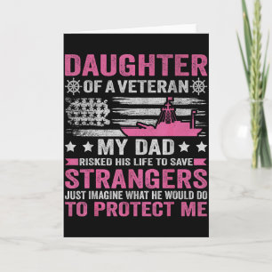 Dotter till en amerikansk veteran pappa dotter vet kort