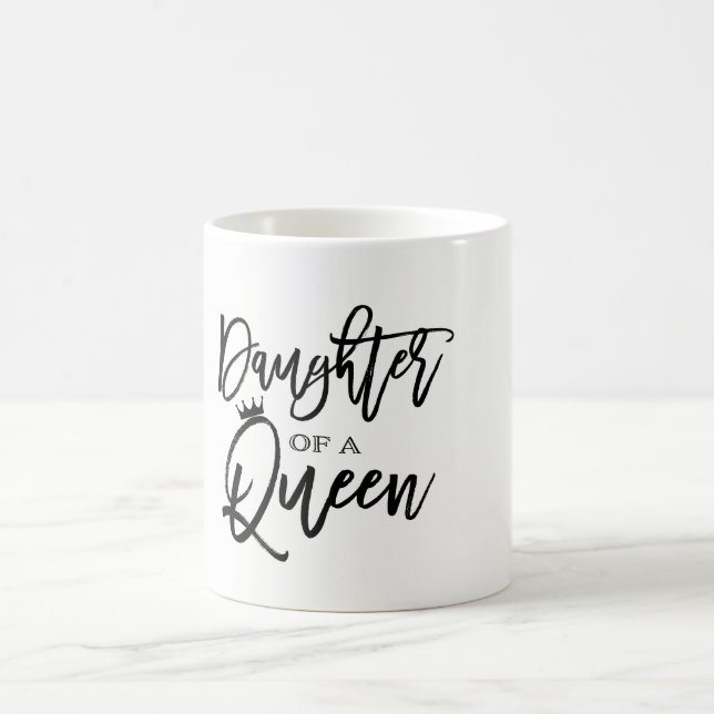 Dotter till en Drottning Modern script Trendig anp Kaffemugg (Center)