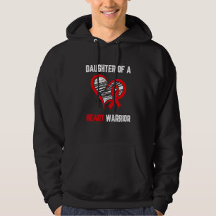 dotter till en hjälte Hjärtmedvetenhet Hoodie