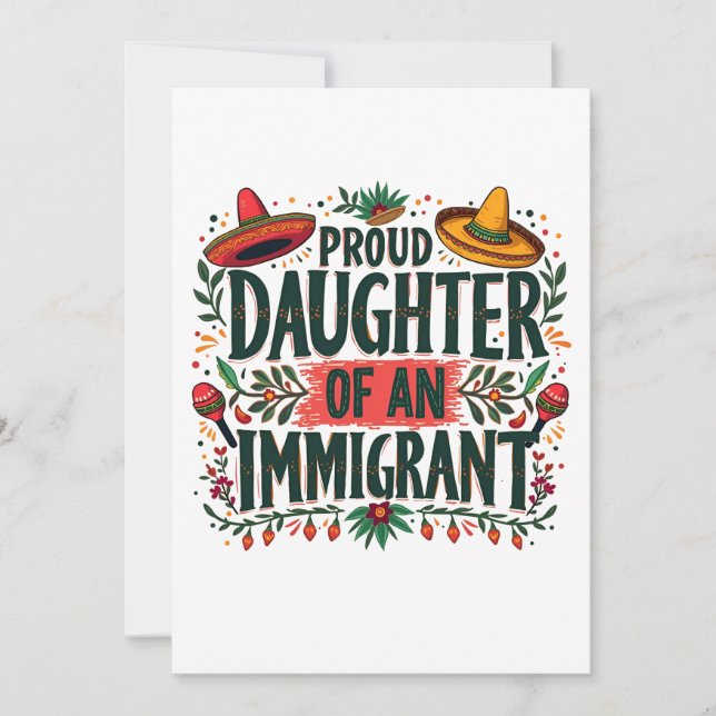 Dotter till en immigranter från Mexiko Meddelande (Framsida)