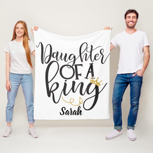Dotter till en kung  fleecefilt (På plats)